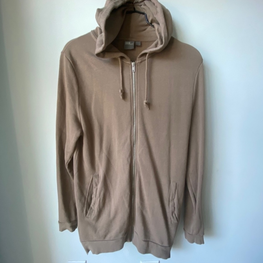 ASOS Zip-Up Hoodie with Side Zippers